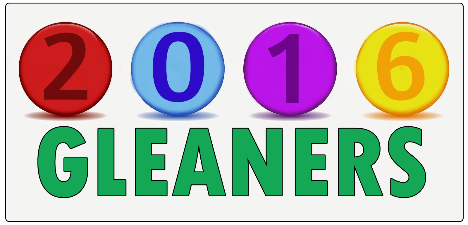 Click on the month below to access the 2016 Gleaners