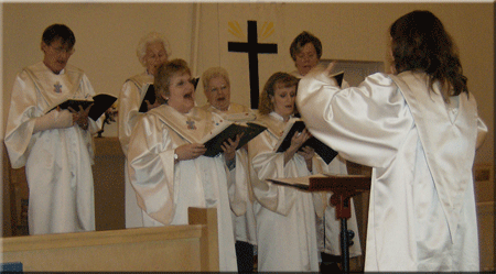 choir button