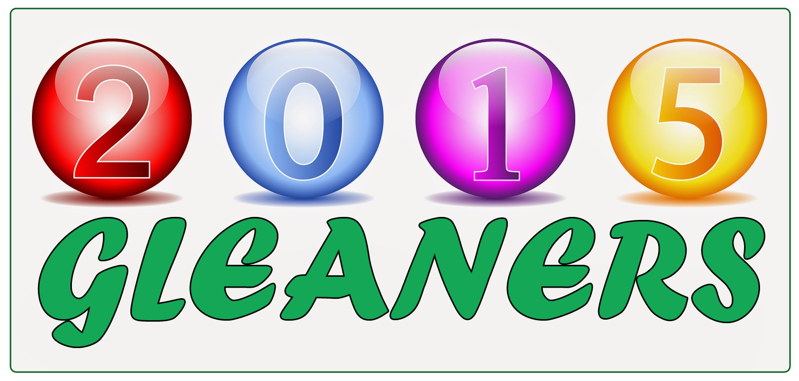 Click on the month below to access the 2015 Gleaners